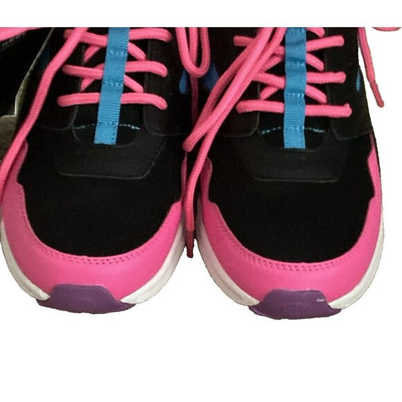 HEELYS Force HE100881 Black Pink Neon Multi Color Shoes Youth 6/ Women's 7 *READ - Picture 6 of 15
